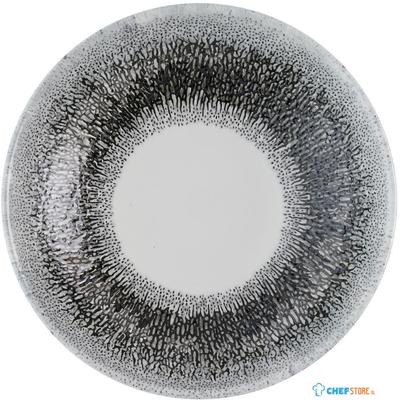 Churchill Super Vitrified Churchill Studio Prints Fusion Black Evolve Coupe Kom 18.4 cm Pak van 12 - HR304