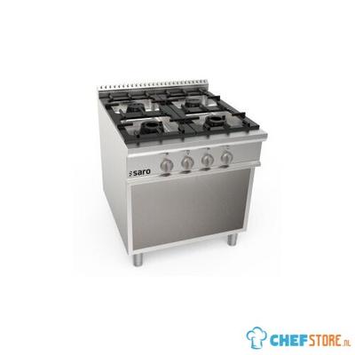SARO Gasfornuis Open Onderbouw 4 Pits LQ Model LQ / CUG4BA 1