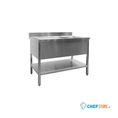 SARO Spoeltafel met 1 Wasbak Rechts 600 mm Diepte 1400 Mm - 600-2515R 1