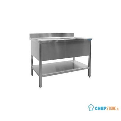 SARO Spoeltafel met 1 Wasbak Rechts 600 mm Diepte 2000 Mm - 600-2530R 1