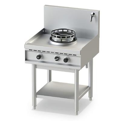 Mastro Wok Warmhoudplaat Op Gas, Met Bodemplank, 1 Brander, 1 Kraan | AHA0001 1