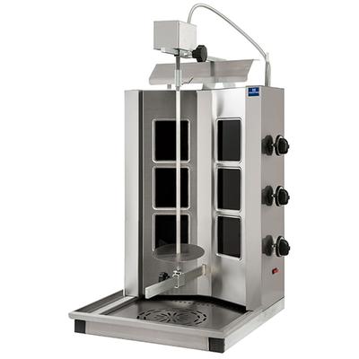 Glass Ceramic Kebab Grill With 3 Heating Zones - Top Motor - Max. Loading 20-30 Kg - AJE0016 1