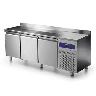 Refrigerated Counter 600 mm 3 Doors 430x325 mm With Upstand - -2°/+8°C - BNA0185 1