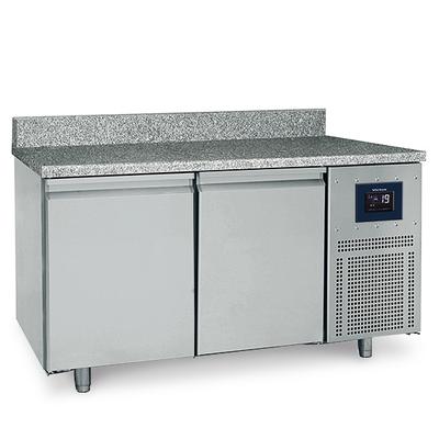 Freezer Pastry Counter 2 Doors 600x400 Mm, Granite Top With Upstand, -10°/-22°C - WiFi - Virtus BNZ0003/FN 1