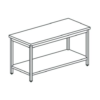 Mastro Werktafel Met Plank, Zonder Opstand, 1400X700 Mm | HCA0013 1