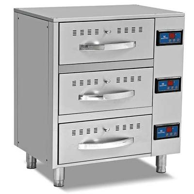 Drawer Warmers, 3 Drawers of GN 1/1, Mastro ICD0003 1