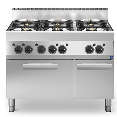 Gas Range - 6 Burners - 1 Gas Oven - 1 Closed Cabinet - MS6511CFG 1