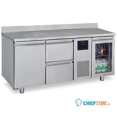 Freezer Counter With 3 Doors GN 1/1 and Upstand - -10°/-20°C - WiFi - VTGB3A/FNWF 1