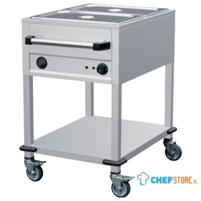 Combisteel 7088.0200 BAIN-MARIE TROLLEY 2/1