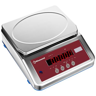 Diamond Roestvast Stalen Elektronische Weegschaal, 4Kg X 1g - BAL68/4-01 1