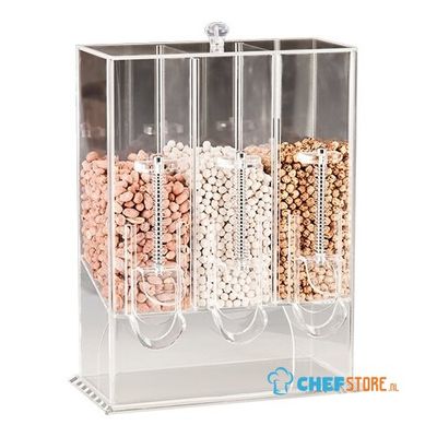 EMGA 145180 Muesli dispenser - 3x1,5L