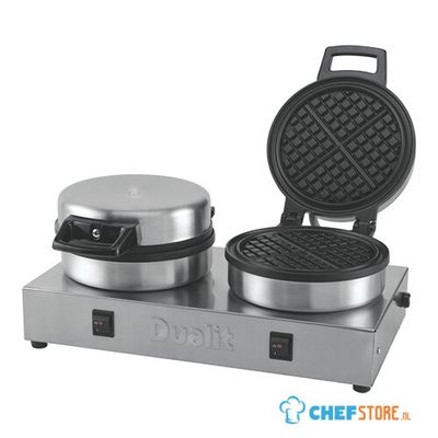 Dualit Wafelijzer Dubbel - Ø15cm - 310011