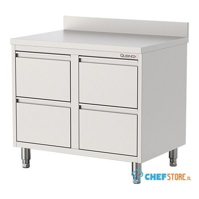 Qusinox 380044 Werktafel - 080cm| gesloten