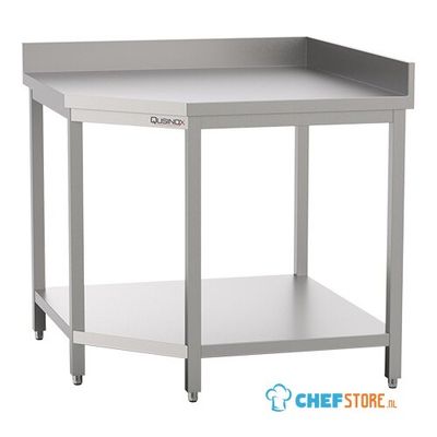 Qusinox 380052 Werktafel - 100cm| hoekmodel