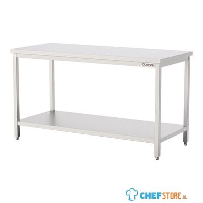Qusinox 380105 Werktafel - 160cm