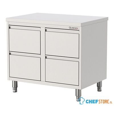 Qusinox 380144 Werktafel - 080cm| gesloten