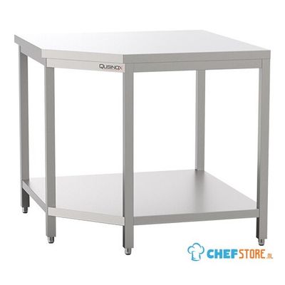Qusinox 380152 Werktafel - 100cm| hoekmodel