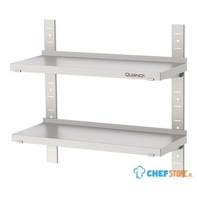 Qusinox 380321 Wandplankset - 080cm-2x