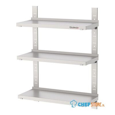 Qusinox 380331 Wandplankset - 080cm-3x