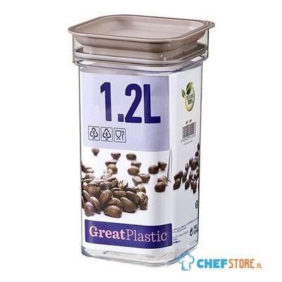 Great Plastic 475242 Voedselcontainer - 001,2 Liter