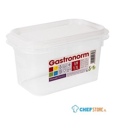 Great Plastic 475393 Voedseldoos GN 1/9 - 100 mm