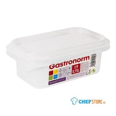 Great Plastic 475394 Voedseldoos GN 1/9 - 065 mm