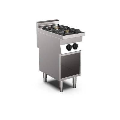 Mareno M0-700 Line Gaskooktoestel, 2 Branders, 40cm - Gastro-Inox 170.401 1