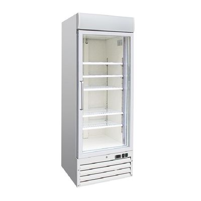 Gastro-Inox Wit Stalen Display Vriezer 600 Liter met Glasdeur, Geforceerd Gekoeld - 204.211 1