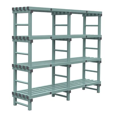 REA Euro Stelling 2000(l)x500(d)x1760(h)mm Met 4 Schappen, Gastro-Inox 308.154 1