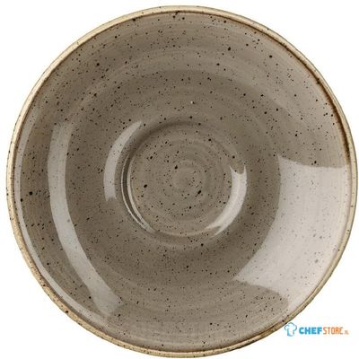 Churchill Stonecast Grey Espresso Schotel 11.8 cm Pak van 12 - CY864
