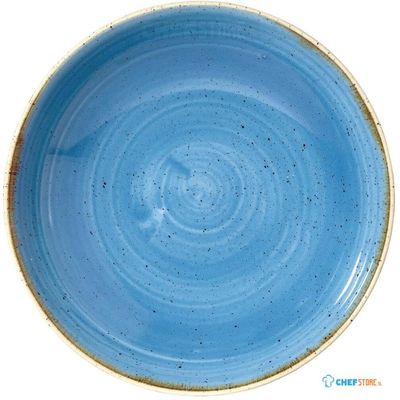 Churchill Stonecast Ronde Schalen Blauw 18,4cm (12 Stuks) - Churchill DF777
