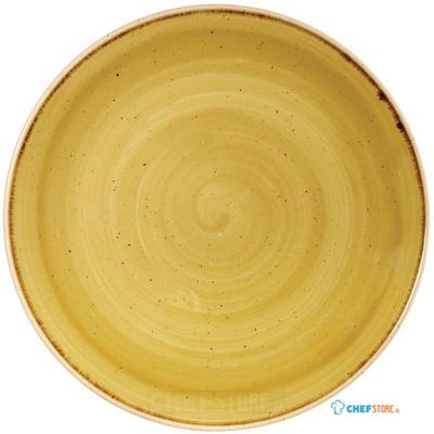 Churchill Stonecast Mustard Lotus Evolve Coupe Bord 26 cm Pak van 12 - DF785
