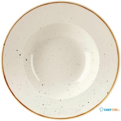 Churchill Stonecast Barley White Kom met Brede Rand Medium 23.88 cm Pak van 12 - DF799