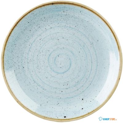 Churchill Stonecast Ronde Borden 20cm Blauw (12 Stuks) - Churchill DK501