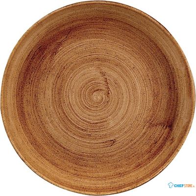 Churchill Stonecast Patina Vintage Copper Evolve Coupe Bord 28.6 cm Pak van 12 - DR660