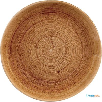 Churchill Stonecast Patina Vintage Copper Evolve Coupe Bord 26 cm Pak van 12 - DR661