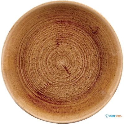 Churchill Stonecast Patina Vintage Copper Evolve Coupe Bord 22 cm Pak van 12 - DR662