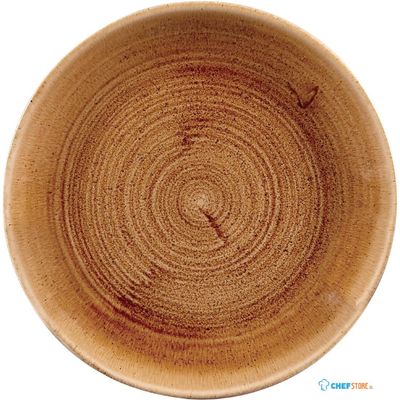 Churchill Stonecast Patina Vintage Copper Evolve Coupe Bord 16.5 cm Pak van 12 - DR663