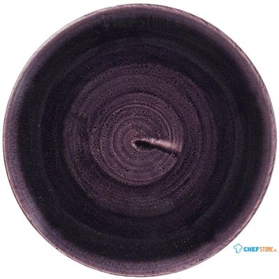 Churchill Stonecast Patina Cobalt Deep Purple Evolve Coupe Bord 16.5 cm Pak van 12 - DX061
