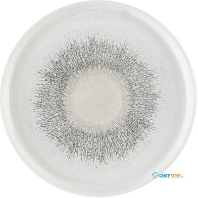 Churchill Super Vitrified Churchill Studio Prints Fusion Grey Bord met Opstaande Rand 21 cm Pak van 6 - DX831