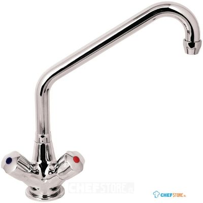 Heavy duty monobloc mengkraan met draaiknoppen en kraan van 25cm | DY375