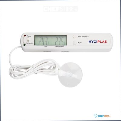 Hygiplas koeling en vriezer thermometer met alarm | F314