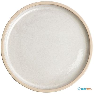 Olympia Canvas platte ronde borden wit 25cm | FA329