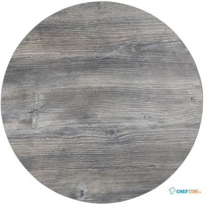 Bolero Rond Melamine Tafelblad Essenhout Effect Voorgeboord 60cm - Bolero FT292