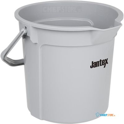 Jantex Grijze Maatemmer met Schenktuit 14ltr - FU589