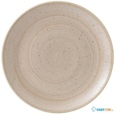 Churchill Stonecast Nutmeg Cream Evolve Coupe Bord 28.6 cm Pak van 12 - GR934