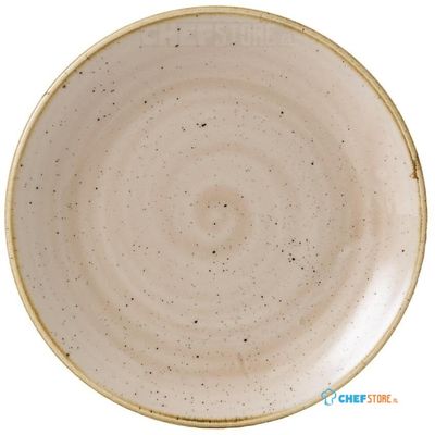 Churchill Stonecast Nutmeg Cream Evolve Coupe Bord 16.5 cm Pak van 12 - GR937