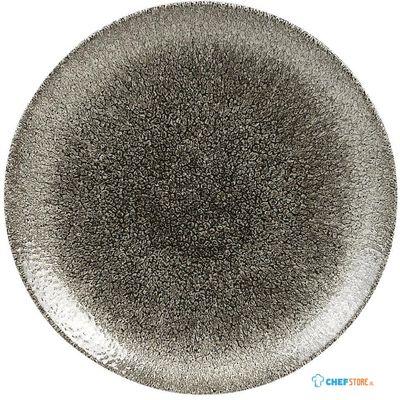 Churchill Raku Quartz Black Evolve Coupe Bord 26 cm Pak van 12 - HC768