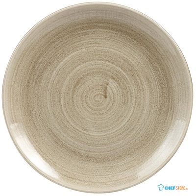 Churchill Stonecast Patina Antique Taupe Coupe Evolve Coupe Bord 32.4 cm Pak van 9 - HC787