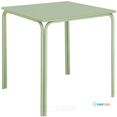 Bolero Adeline Stalen Vierkante Tafel 700mm Lichtgroen - HZ357